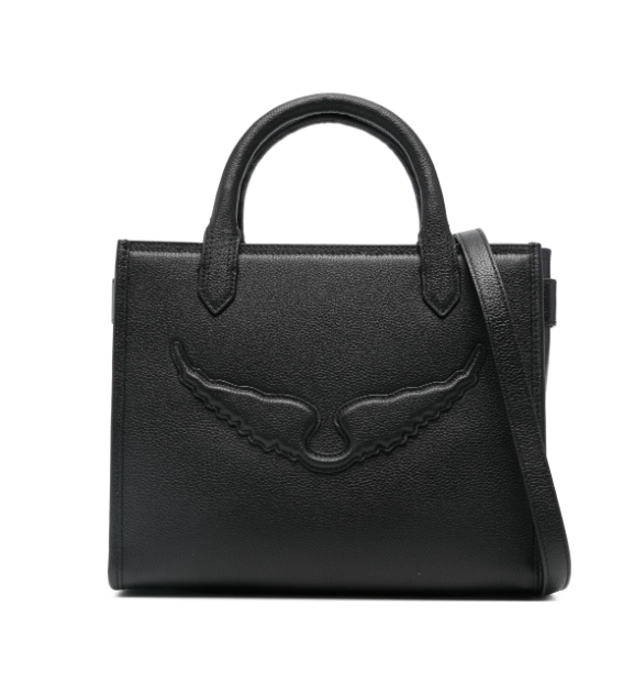 Bolso Zadig xs Angel cuero negro